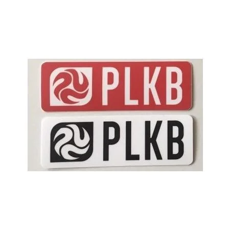 PLKB Sticker 8x2,67cm red (mat)