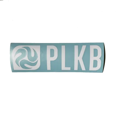 PLKB Sticker 21x7cm white (cut tekst)