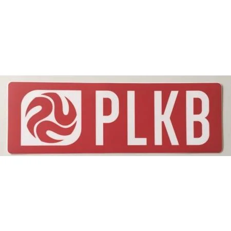 PLKB Sticker 21x7cm red (mat)