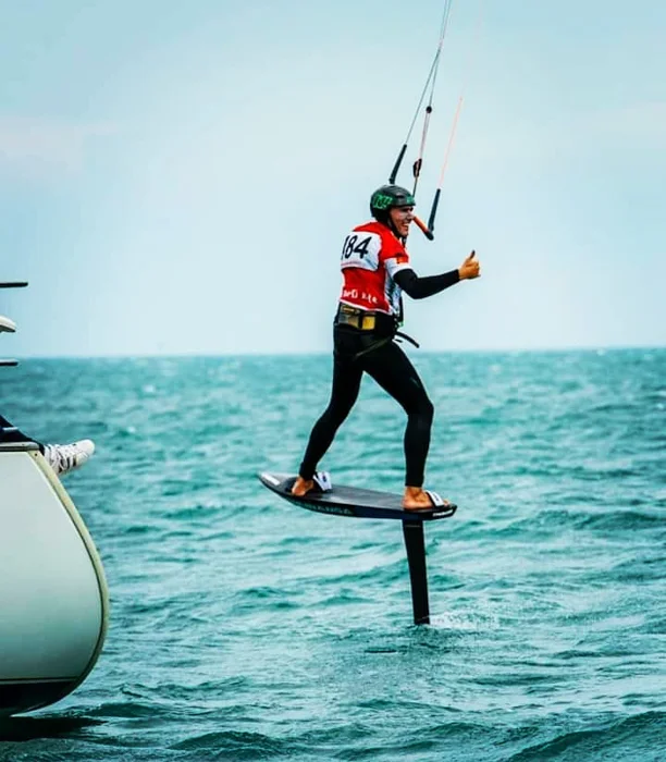 Sebastien Queney at the Defi kite 2019